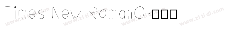 Times New RomanC字体转换